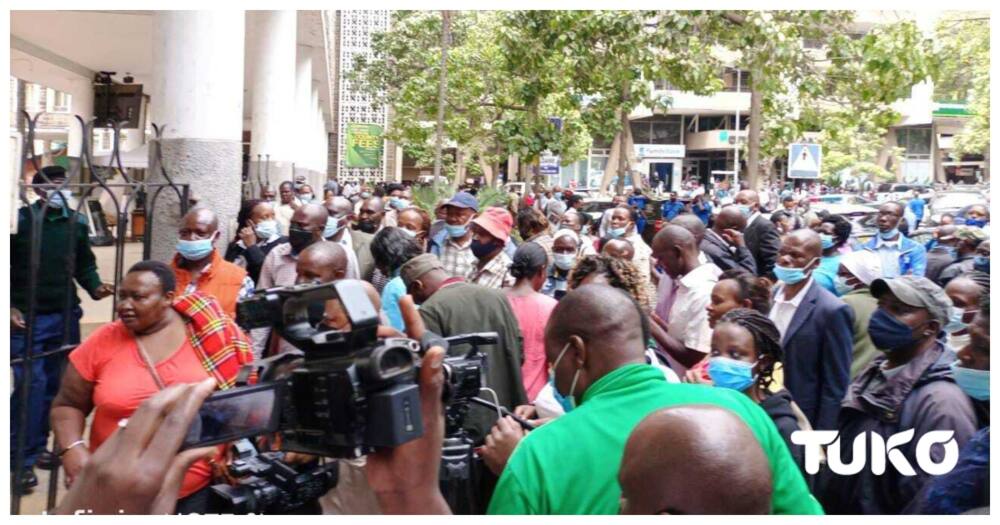 Nairobi county workers.