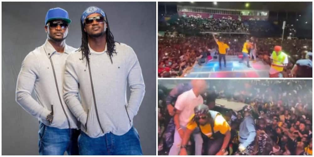 Photos of Psquare at their music concert.