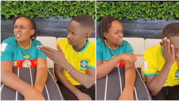 Njugush Shares Comical Video Having Hard Time Explaining to Wife about World Cup, Players