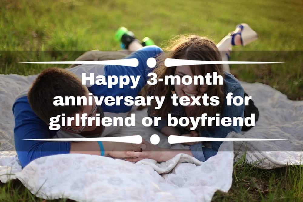 3-month anniversary texts for girlfriend or boyfriend