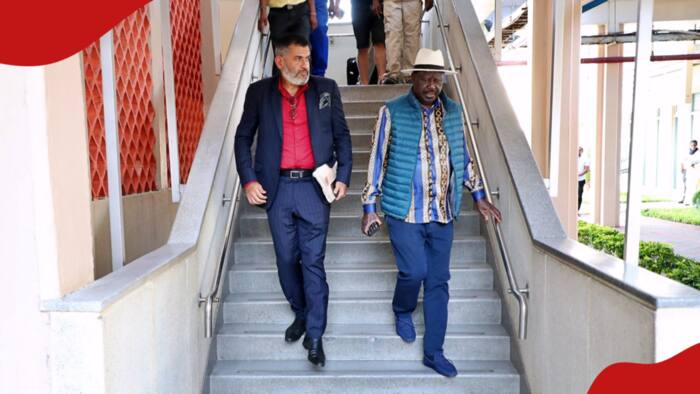 Photos: Raila Odinga Arrives In Mombasa In Style ahead of 2-Day Meeting With Governors