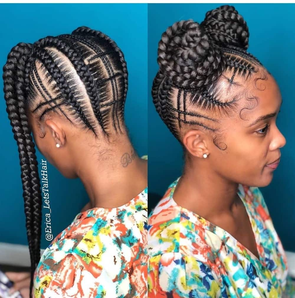 How to pack braids into different styles