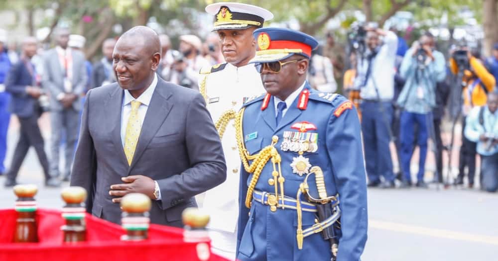 William Ruto addressed MPs on Thursday.
