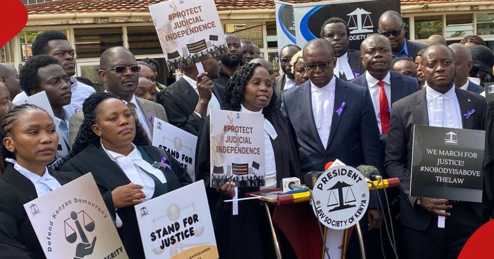 LSK anti-government protests were held in Nairobi