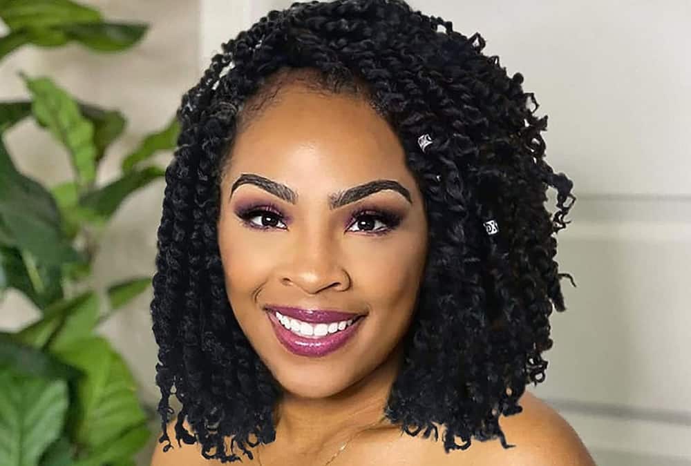 Passion twist crochet hairstyle