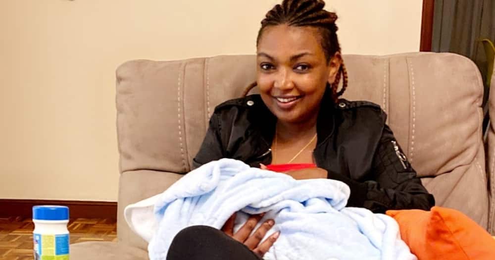 Karen Nyamu Proudly Shows Off All Grown Son in Adorable Video: "Nashukuru Mungu"