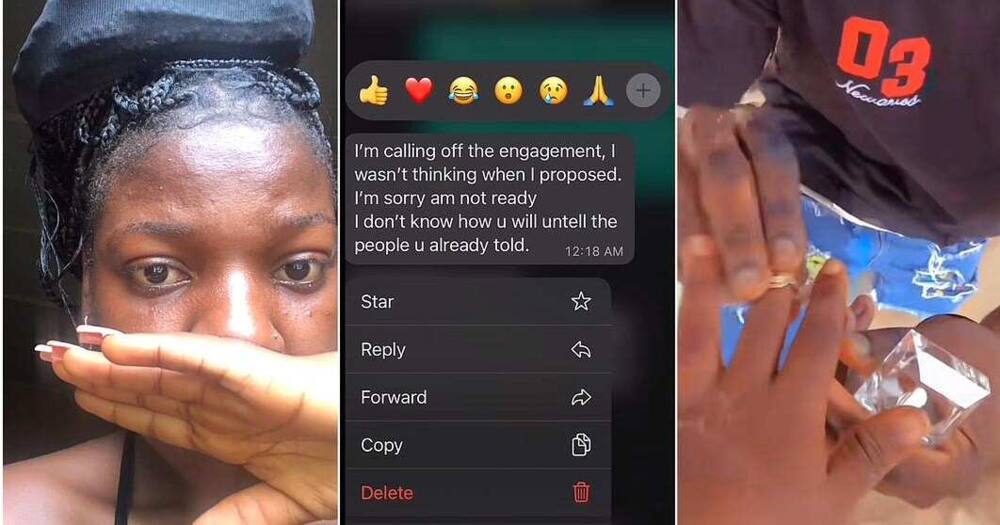 Man calls off engagement to fiancee