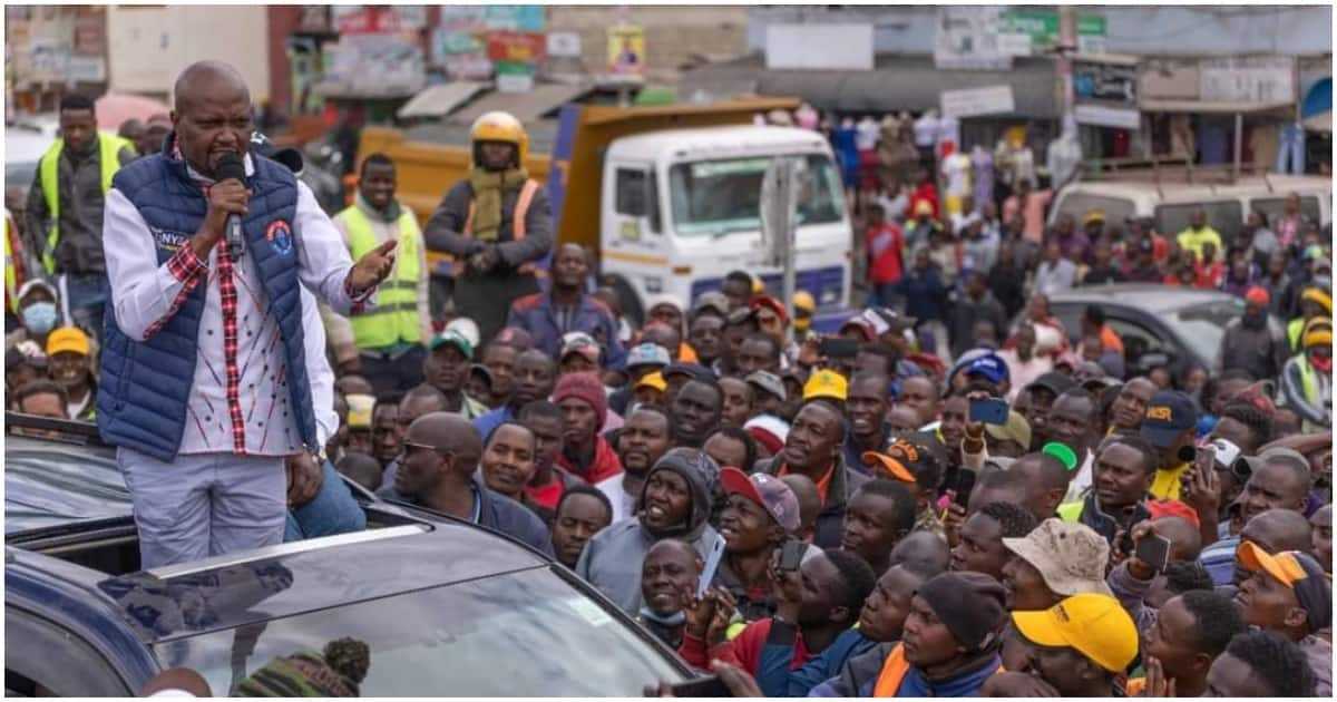 Moses Kuria on The Spot for Flashing Middle Finger at Kiambu Voters ...