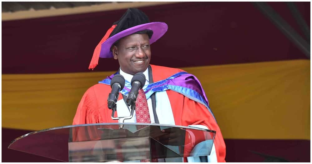 DP William Ruto in a previous graduation.