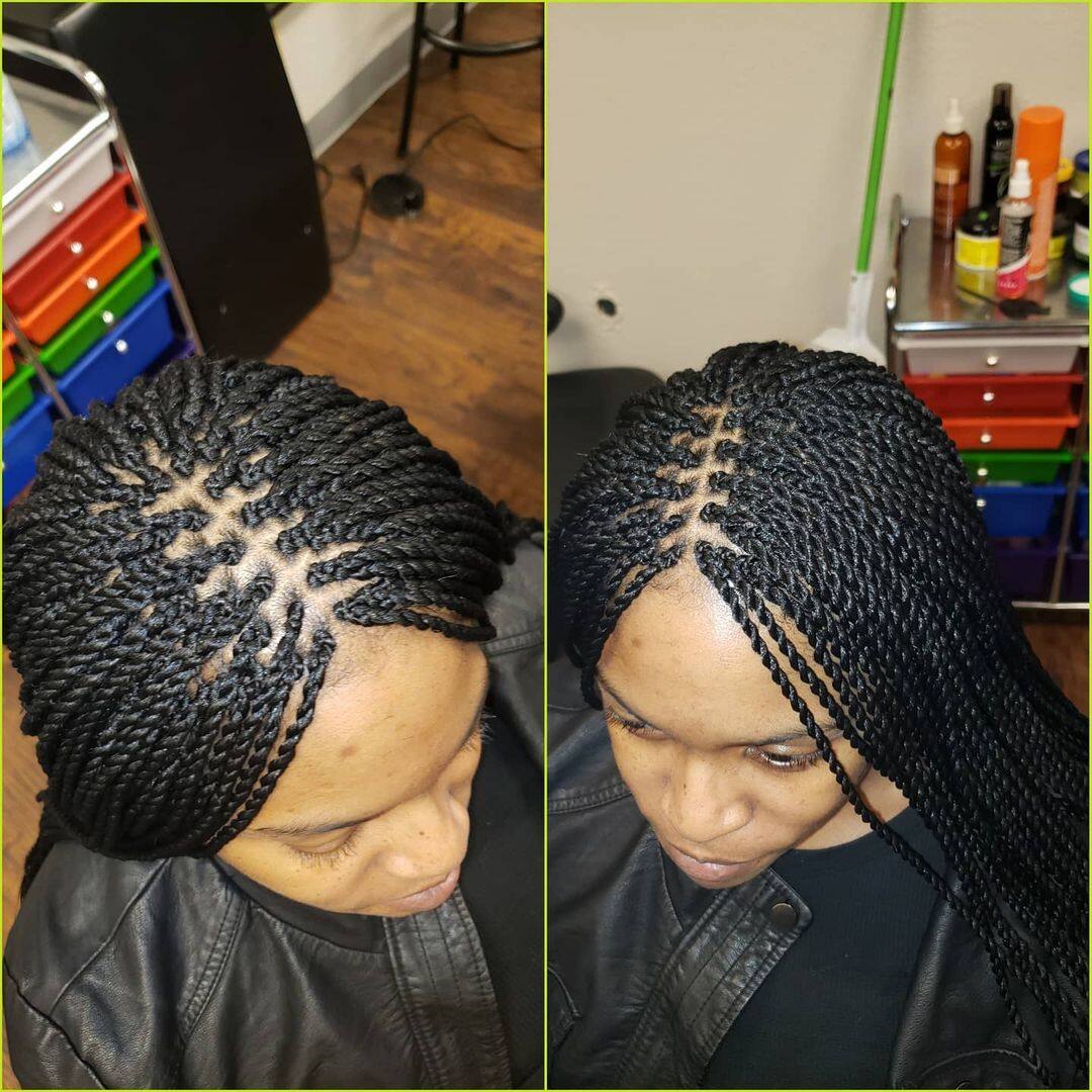 Amazoncom  Black Micro Braids Synthetic Lace Front Wigs for Black Women  with Baby Hair Cornrows Half Box Braided Wigs Heat Friendly African Hair 24  Inch 24 Inch  Lace Front Wigs