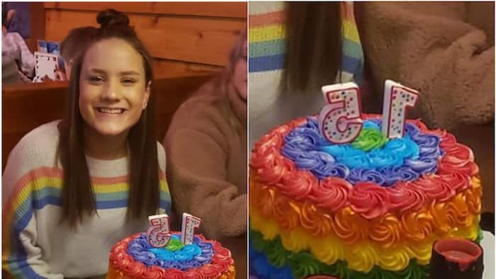 Christian school suspends student who posed for photo with rainbow cake