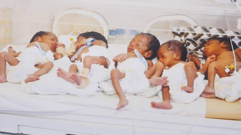 Husband of woman who died while giving birth to 5 kids pleads for financial support