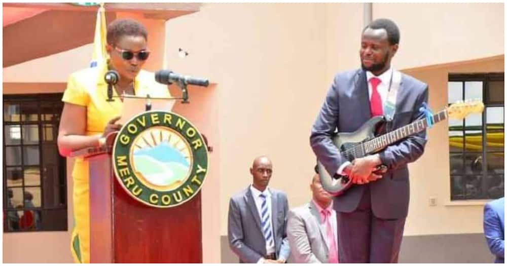 Meru governor Kawira Mwangaza with husband Murega Baichu.