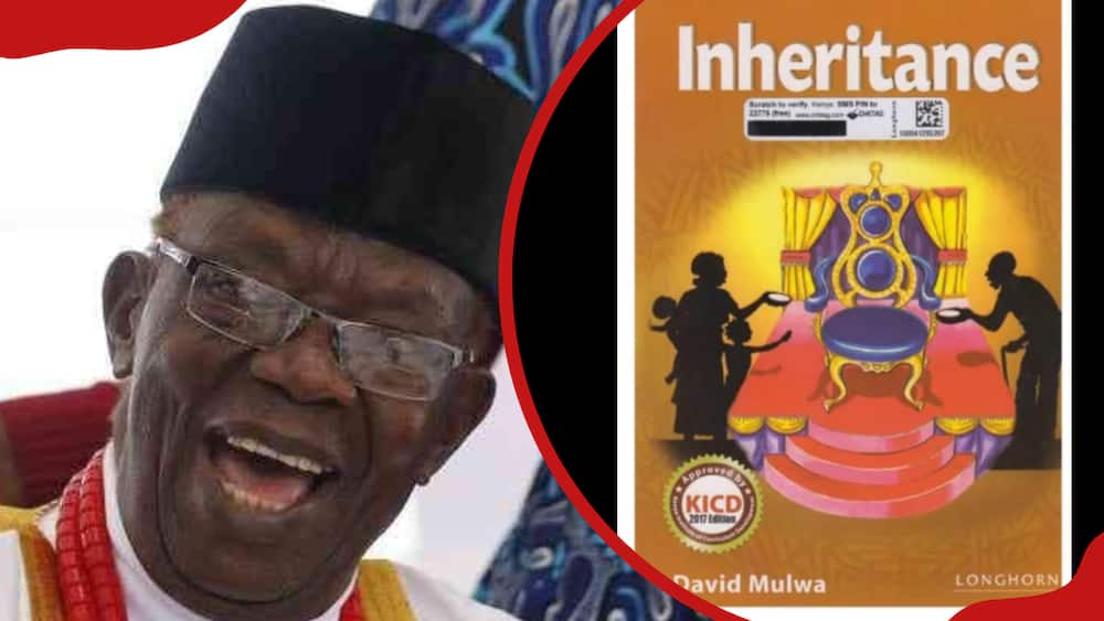 A collage of David Mulwa, author of Inheritance and the set book Inheritance