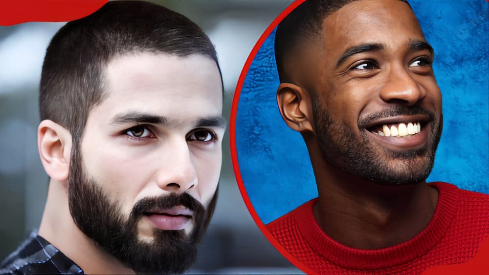 short haircuts for males with oval faces