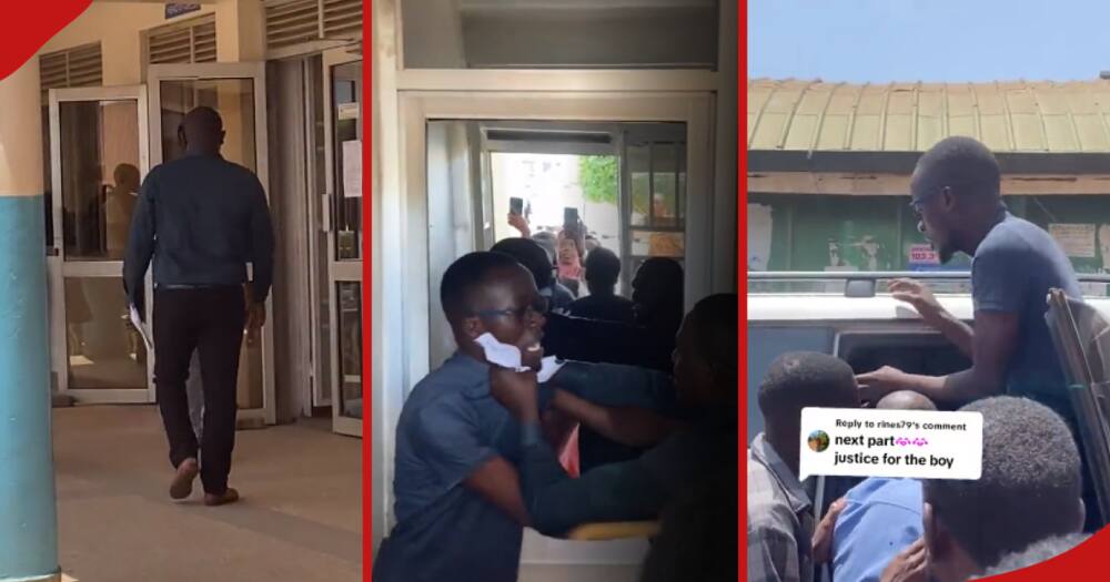 Ugandan student causes drama in school