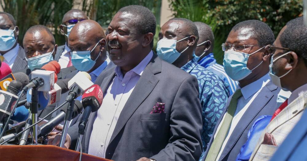 Mudavadi said he is against generating voters register from huduma namba data.