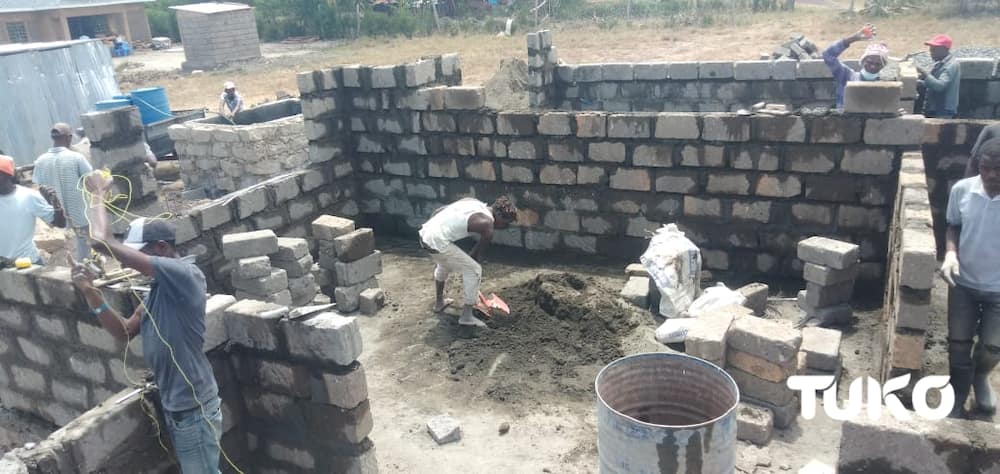 Exclusive photos of permanent house Tahidi actor Omosh is being built