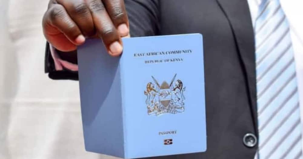 Kenyan passport.