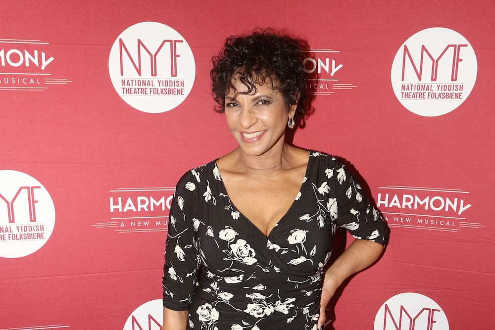 Nancy Ticotin poses at the opening night of "Harmony: A New Musical"