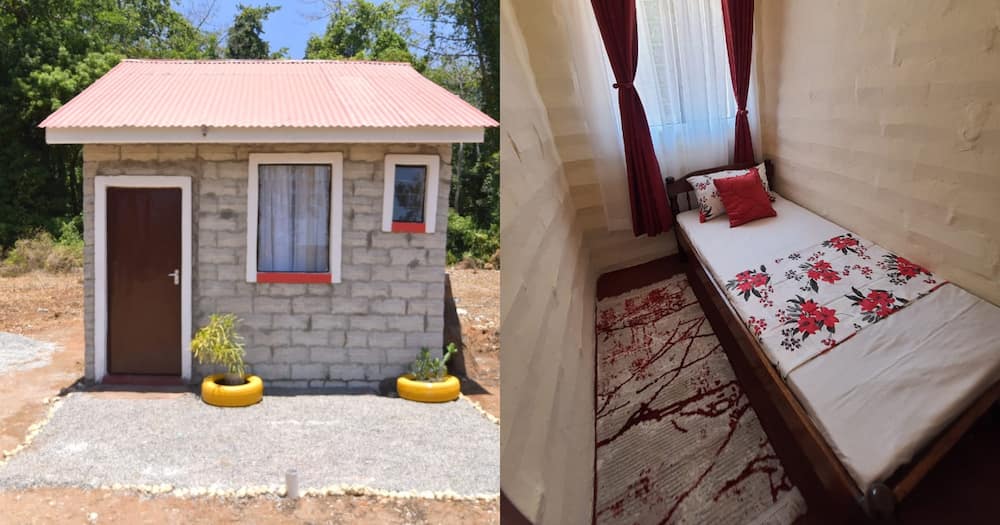 Kenyans amused by tiny KSh 500k home that has 2 bedrooms, all amenities intact