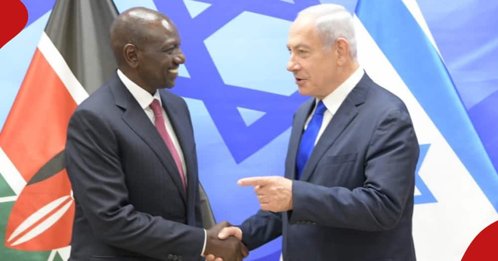 William Ruto and Benjamin Netanyahu