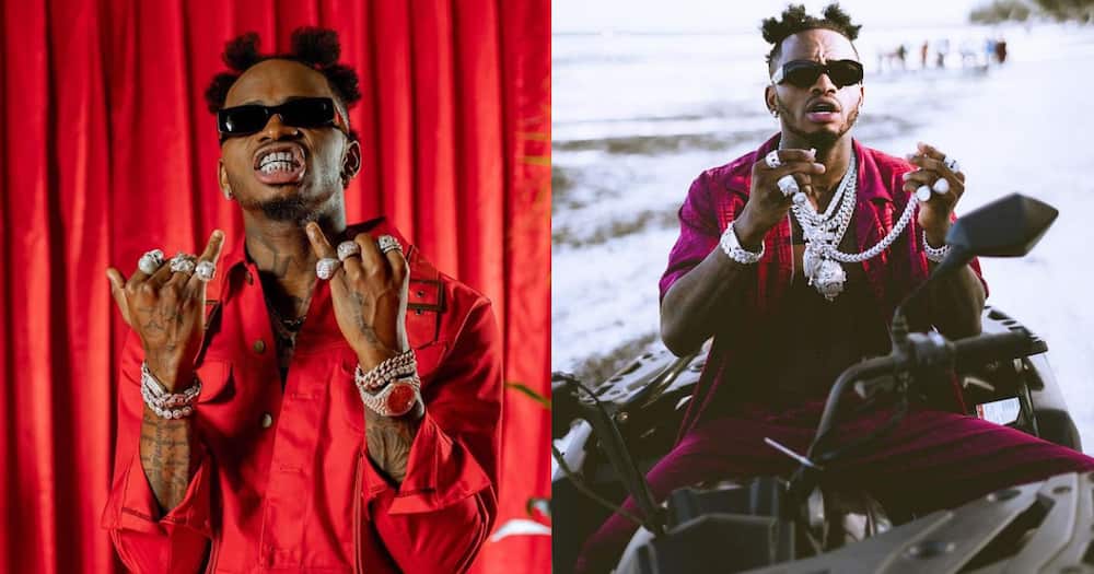 Diamond Platnumz said he could afford to stop singing.