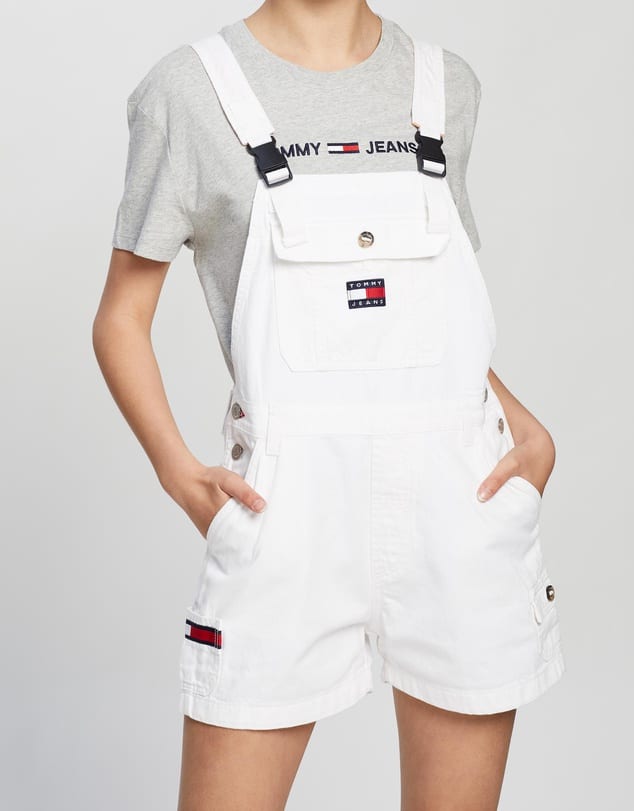 Buy online Pocket Patch Shoulder Strap Dungaree from western wear for Women  by Peptrends for 1489 at 38 off  2023 Limeroadcom