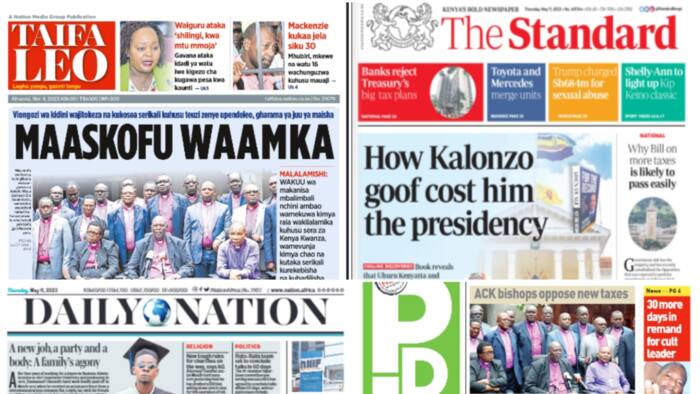 Newspapers Review for May 11: Government Seeks to Deregister Pastor Ezekiel, Mackenzie's Churches