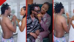 Diana Marua, Bahati Stir Debate after She Snatches Hubby’s Toothbrush, Uses It: “Can’t Do This”