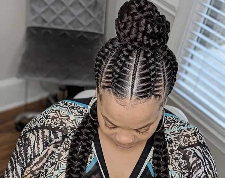 20 best braided wigs hairstyles, designs, and ideas in 2021 - Tuko