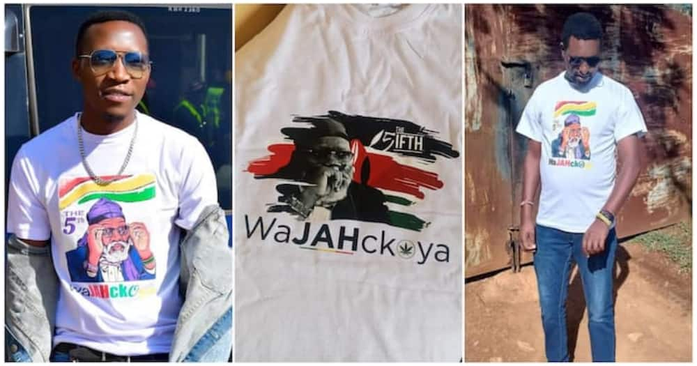 Drae Frank printed Wajackoya t-shirts.