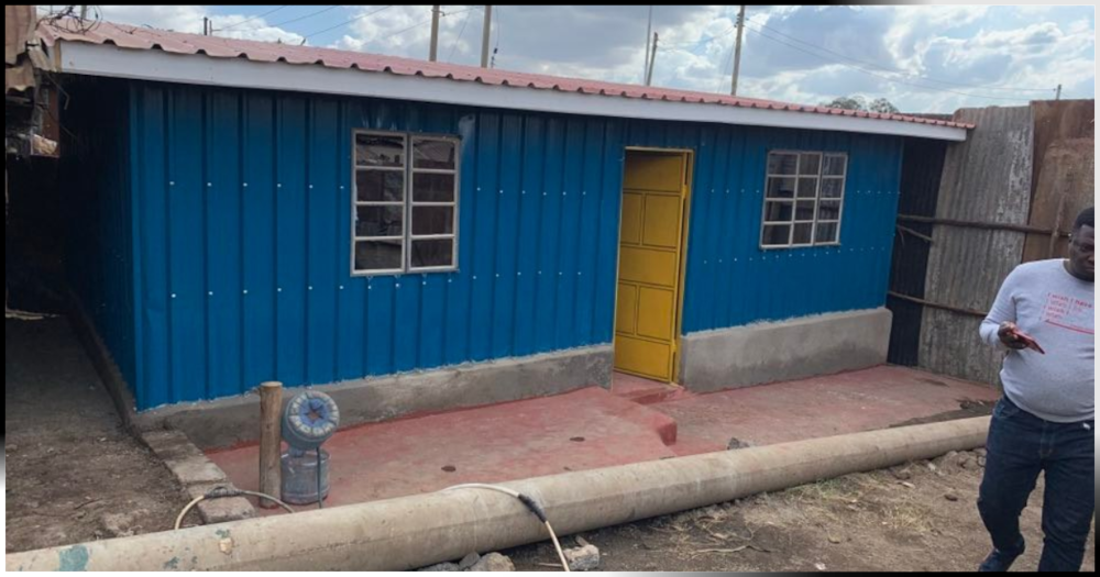 Newly constructed home for the elderly in Korogocho