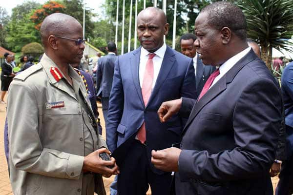 Angry Matiang’i gives unnamed cartels planning to import police uniforms thorough dress down