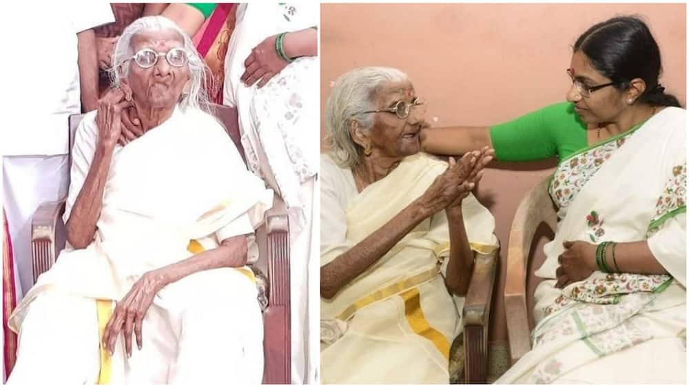The 105-year-old said maths questions are simple before she took the exams. Photo source: The Quint