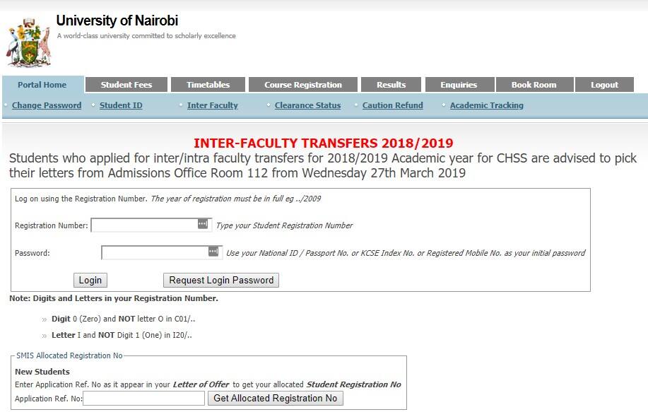 UON student portal