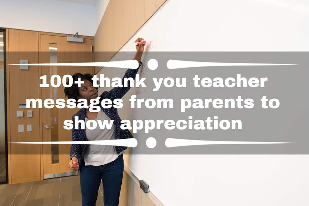 thank you teacher messages from parents