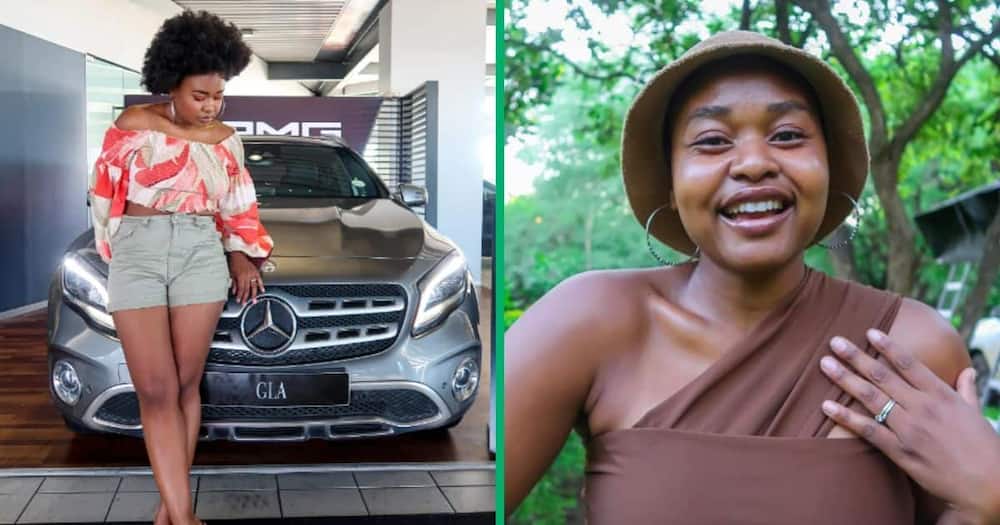 Una mujer de 32 años arremete contra un seguidor que la criticó por comprarse un Mercedes al contado: 'Me lo puedo permitir'