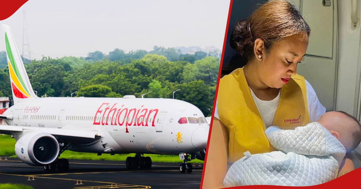 Ethiopian Airlines Female Cabin Crew Warms Hearts After Taking Care Of ...