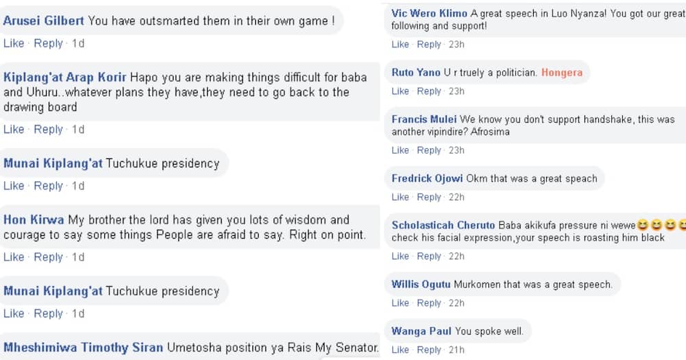 Kenyans impressed with Murkomen's powerful speech at Raila's backyard Kenyans impressed with Murkomen's powerful speech at Raila's backyard