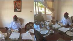 Raila Odinga Hosts George Wajackoyah for Breakfast at His Kisumu Residence