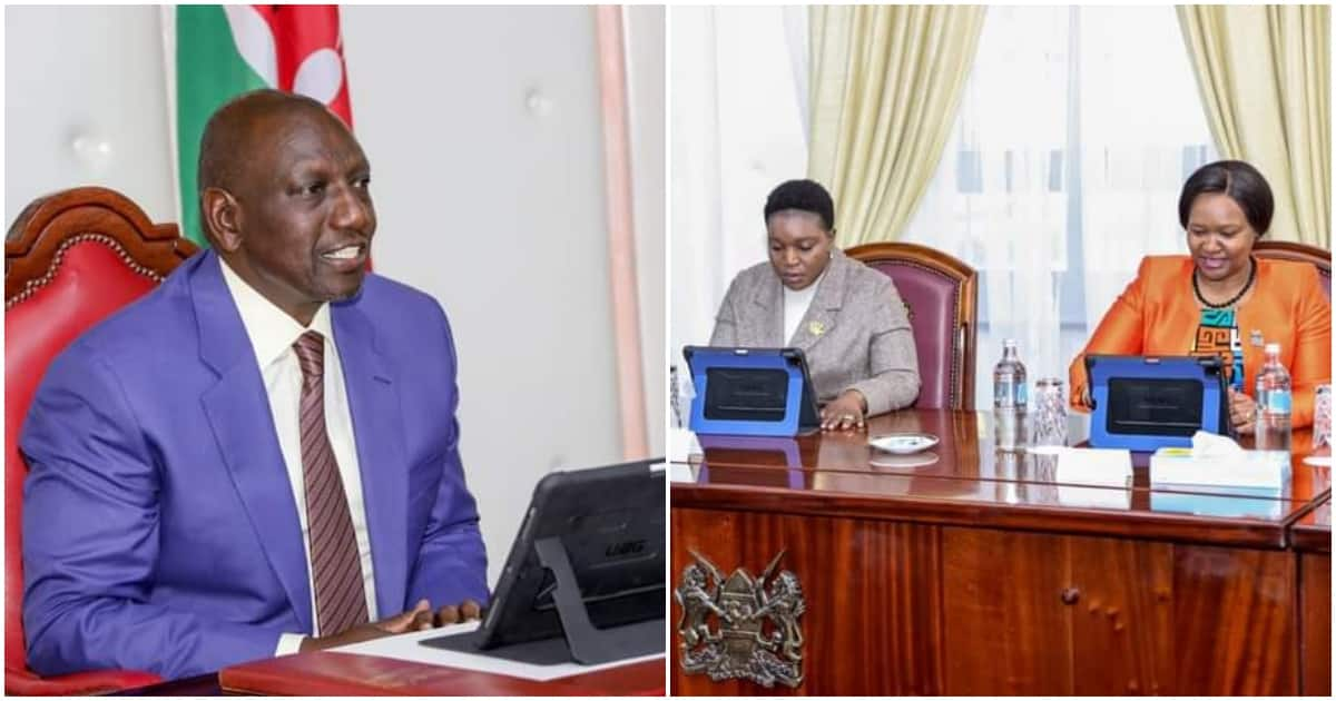 William Ruto Chair's First Digital-Driven Cabinet Meeting Without Paper ...