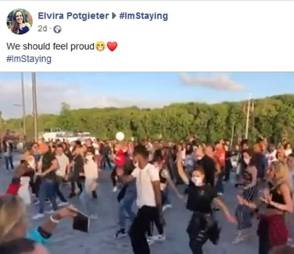 Viral video shows people in France dancing the Jerusalema dance