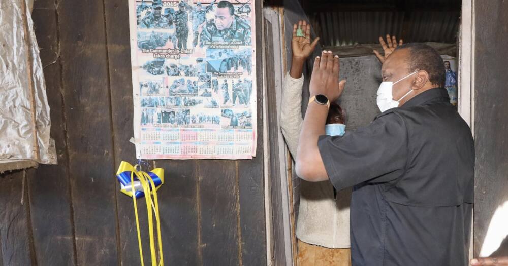 Nyeri: Woman over the moon after Uhuru visited her house during Sagana tour