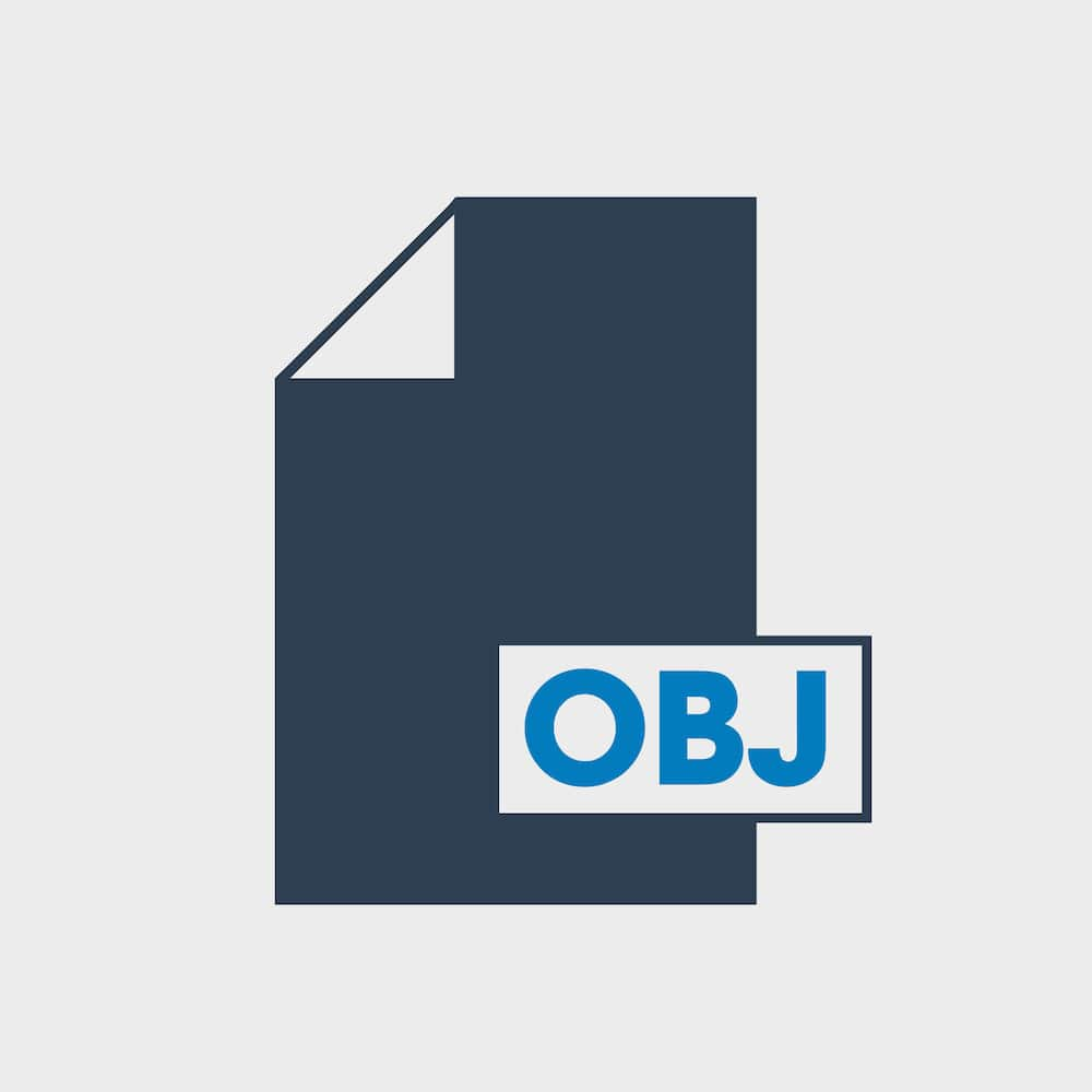 What does OBJ mean in text?