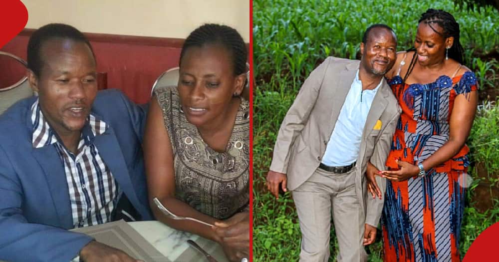 Pastor Simon Musila and his wife Esther got married 31 years ago in before and after photos.