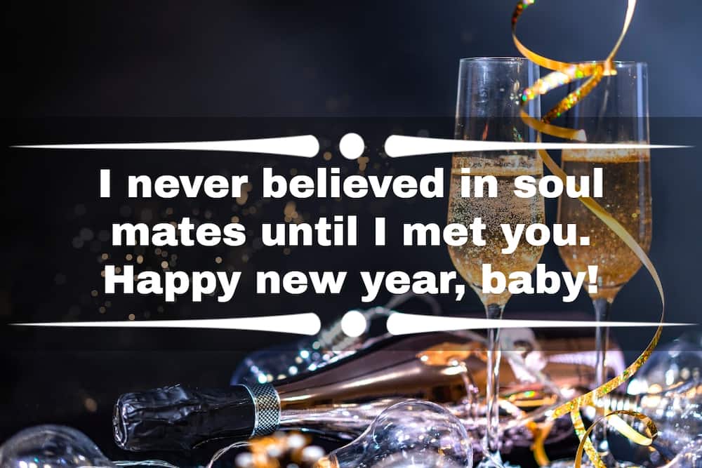Happy New Year messages to my love
