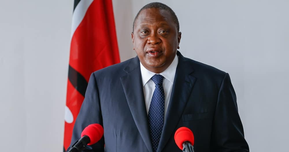 Uhuru in a press address after witnessing the signing of the agreements. Photo: State House Kenya.