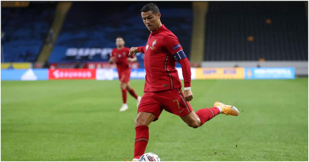 Ronaldo while in action for Portugal. Photo: Getty Images.