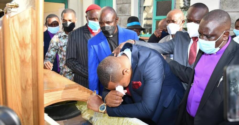 Muthee Kiengei Buries Late Dad Joseph Ndirangu.